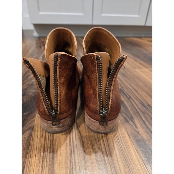 Kork-Ease Ryder Ankle Boots Leather Womens Sz 7.5 Brown Boho Pirate - Picture 16 of 16
